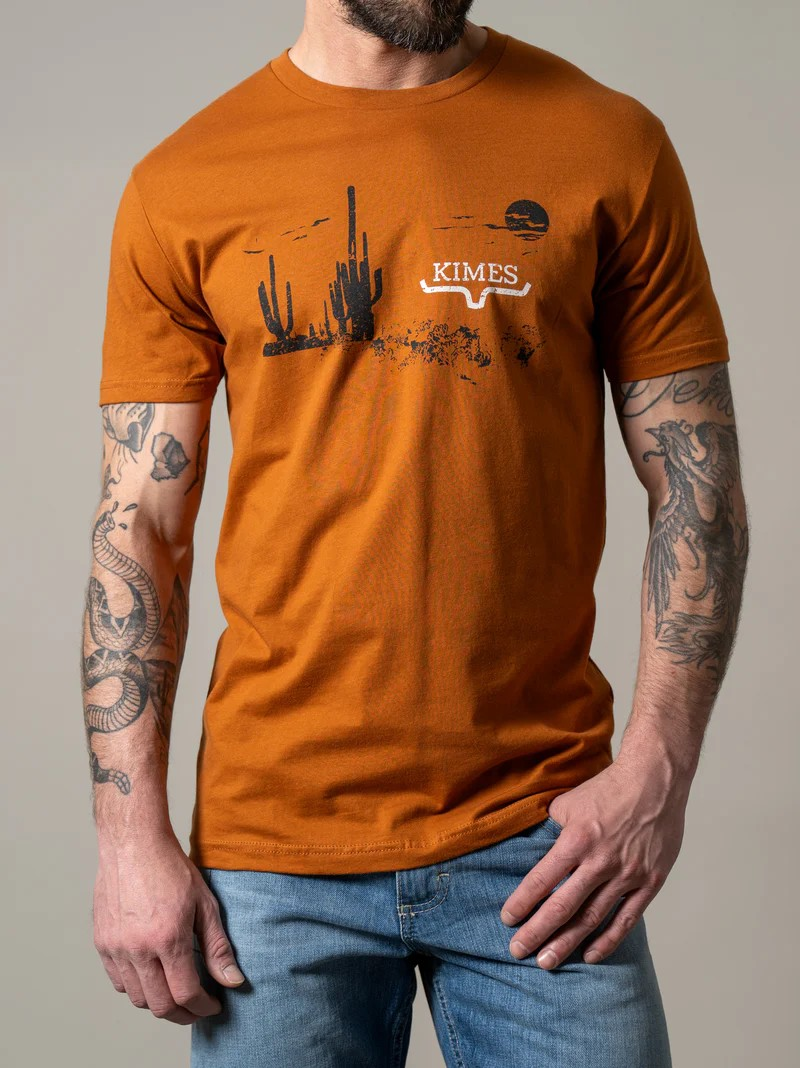 Kimes® NIGHT FALL Men's Tee in Clay