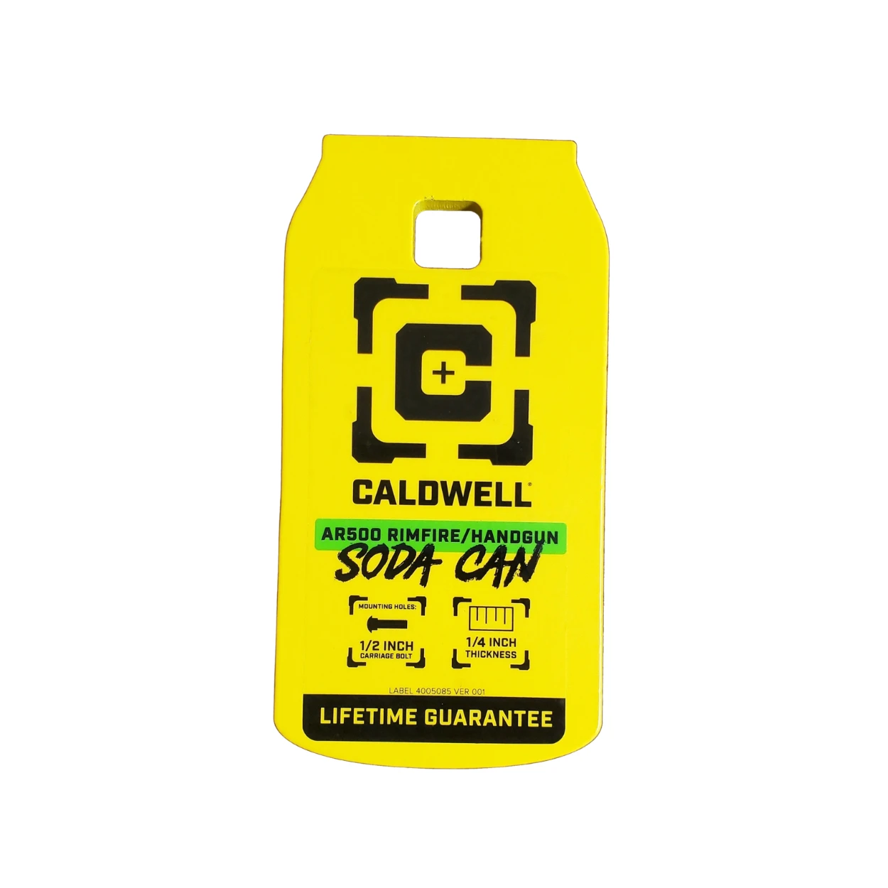 Caldwell® AR500 1/4" Rimfire/Handgun Soda Can Steel Plate
# 4002314