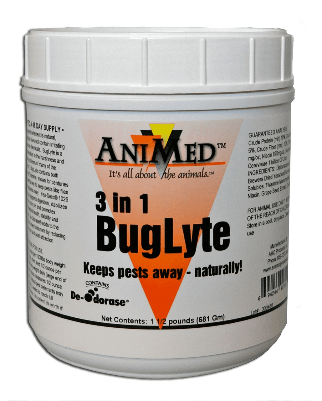 Animed D Buglyte 3 In 1 Insecticide Supplement 1.5lbs *In Store Only*