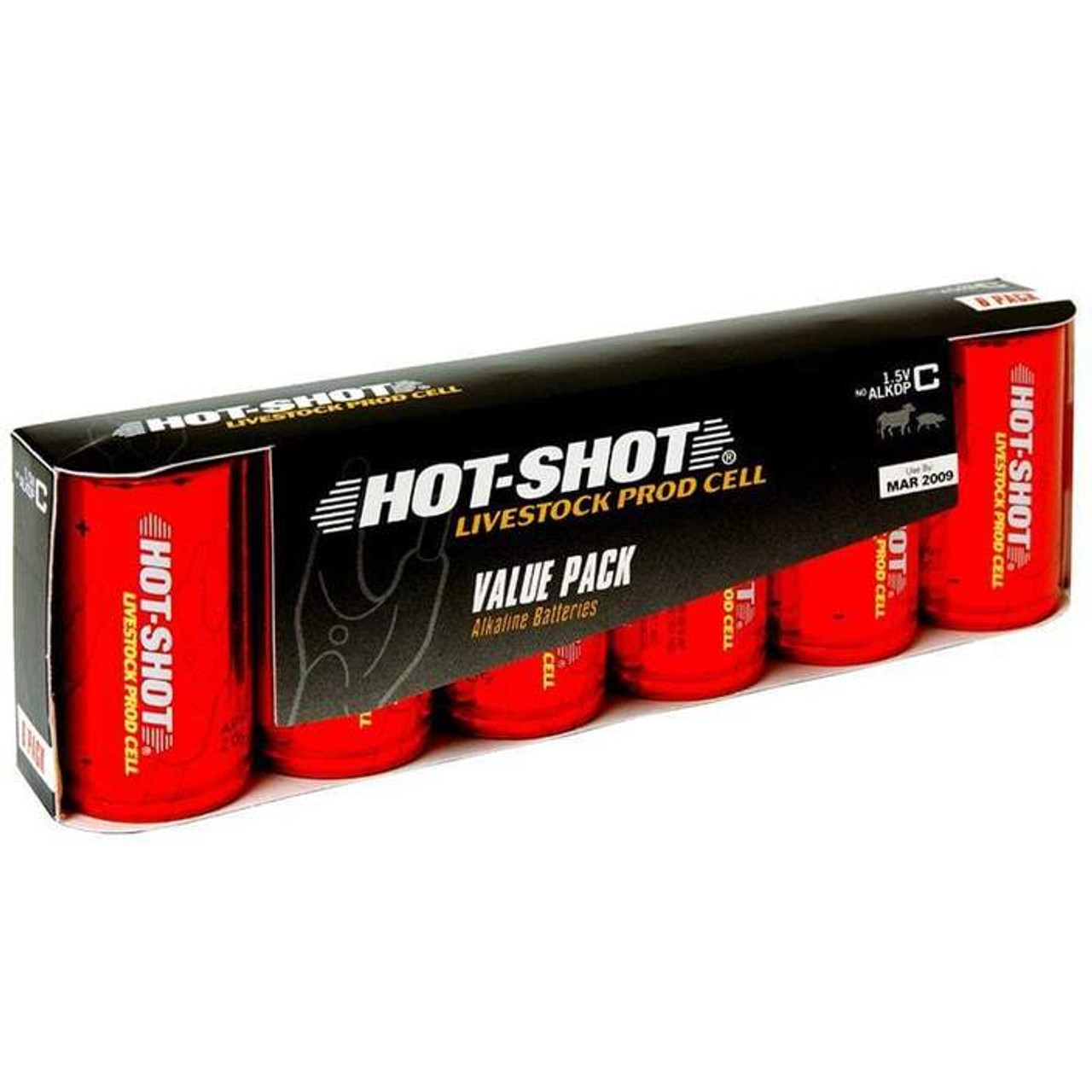 Hot Shot Size C Batteries Set of 6
