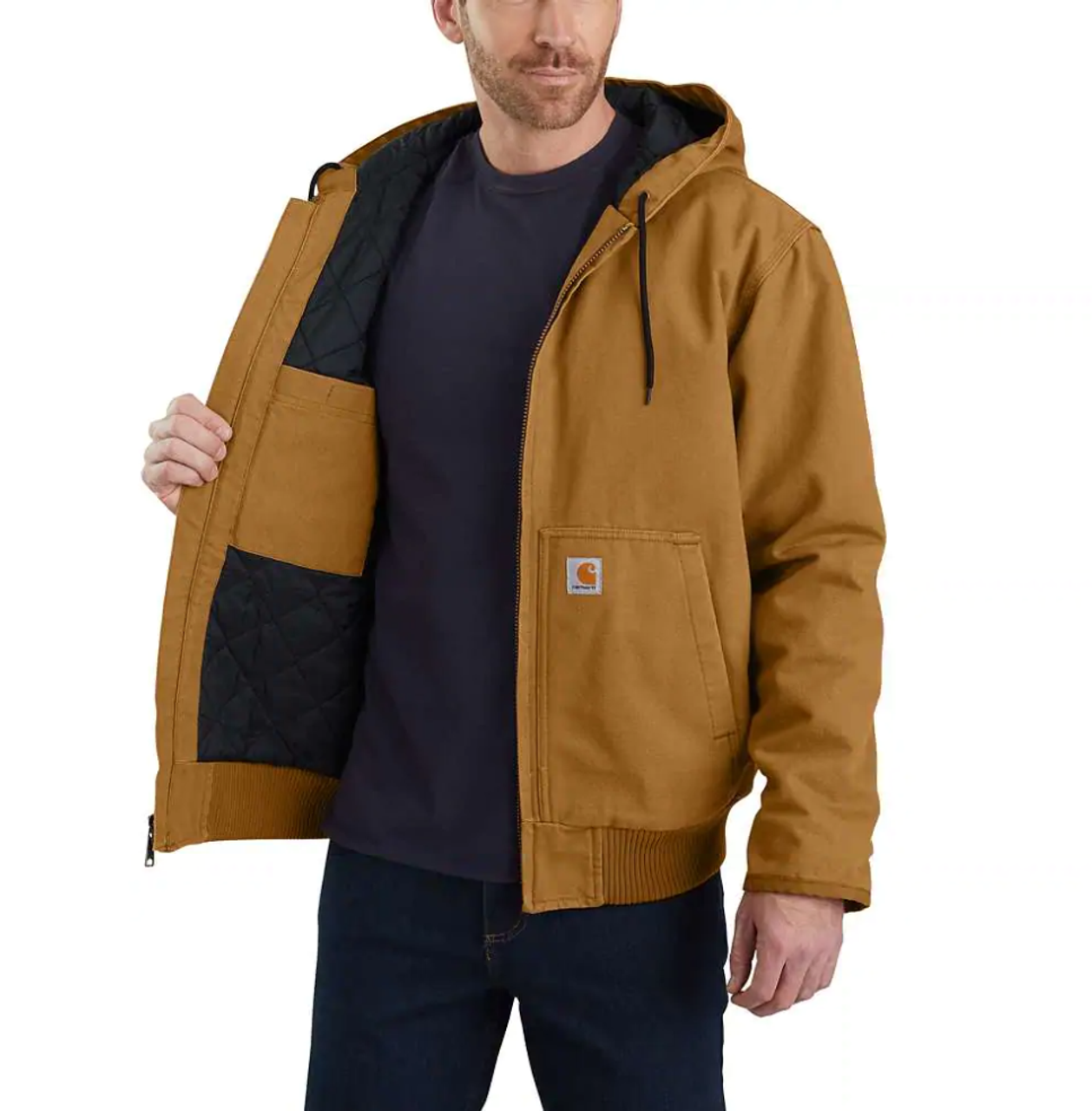 Carhartt Men's Loose Fit Washed Duck Insulated Active Jacket