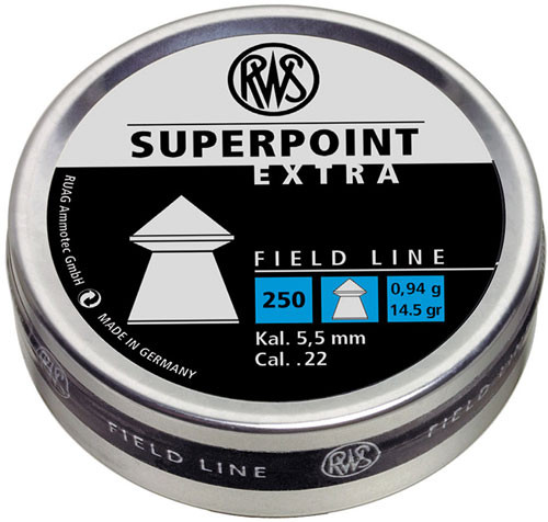 RWS .22 Superpoint Extra Pellets 200CT