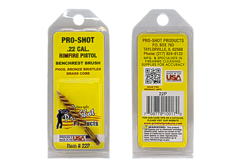 Pro Shot® .22 Cal. Rimfire Pistol Brush (Benchrest Type)