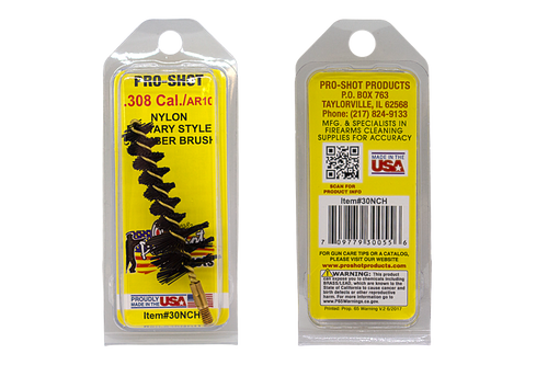 Pro Shot® .308 Cal. / AR-10 Military Style Nylon Chamber Brush