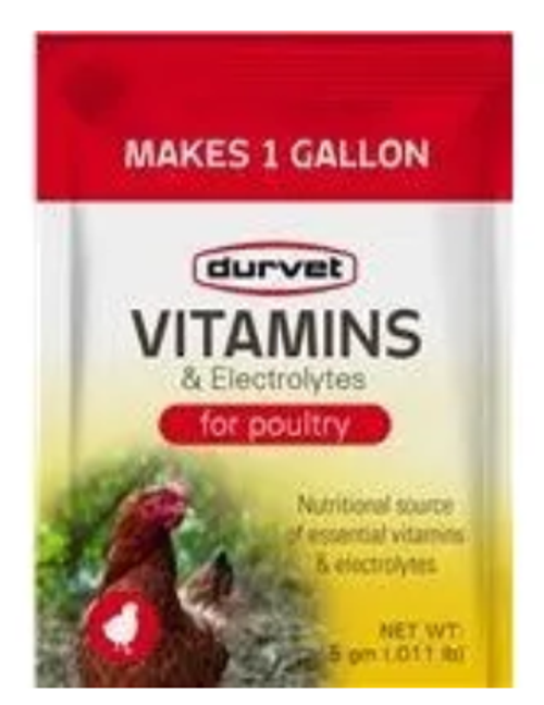 Durvet Vitamins and Electrolytes Single Pack *In Store Only*