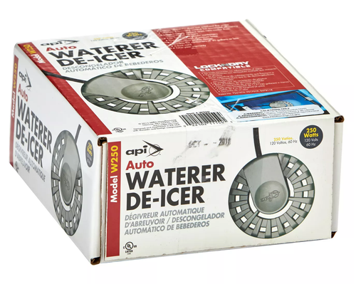 API Auto Waterer Birdbath De-Icer 250w