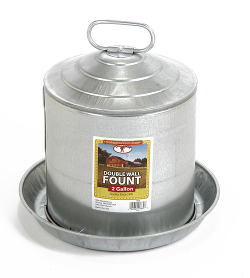 Double Wall Poultry Fount 9832