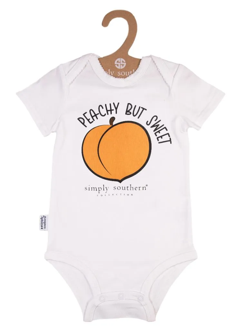 Simply Southern - Baby Crawler - Peachy but Sweet