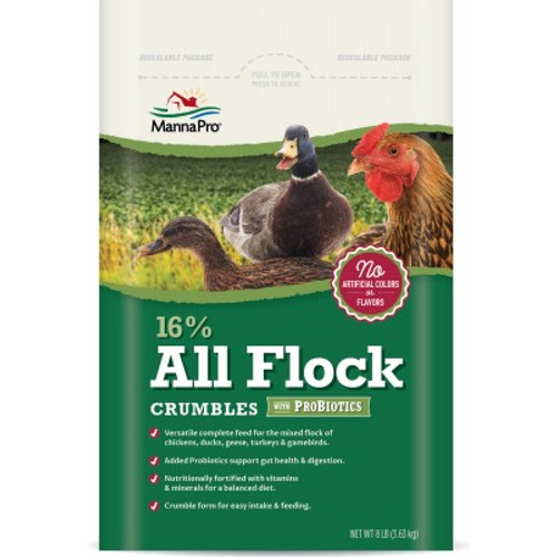 Manna Pro 16% All Flock With Probiotics