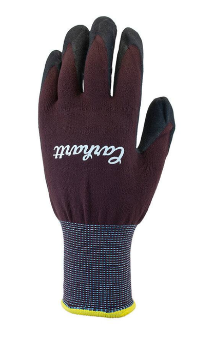 Carhartt - WOMEN'S ALL-PURPOSE NITRILE GRIP GLOVE - Deep Wine - Back - WA661