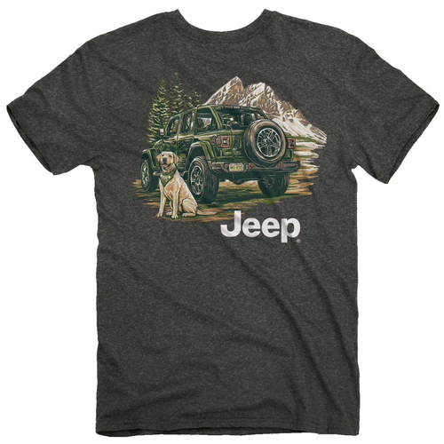 Buck Wear Jeep Mountain Dog Tee 3752