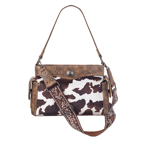 Nocona Satchel Jessi Ray Cow Print Collection N770012102