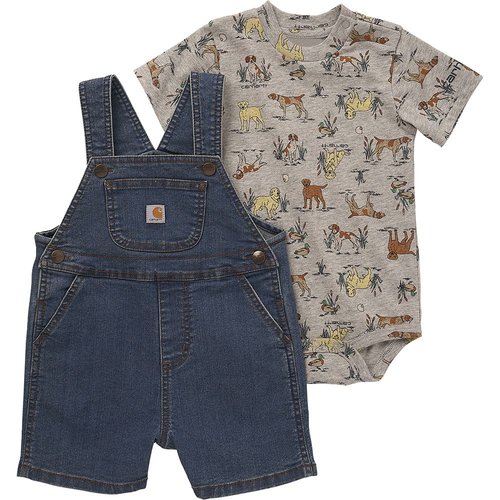 Carhartt Infant Rugged Flex Loose Fit Denim Shortall