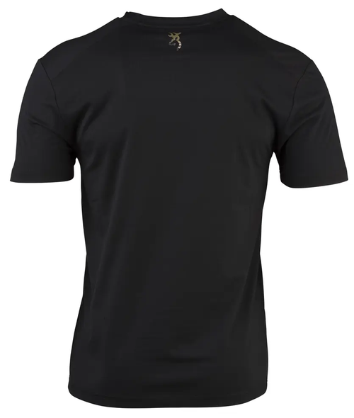Browning Men's Camp T-Shirt Whitetail Black 30147899