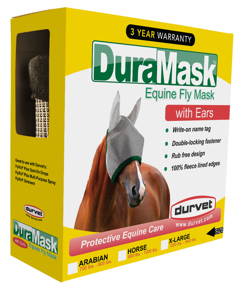 DuraMask® Equine Fly Mask with Ears
