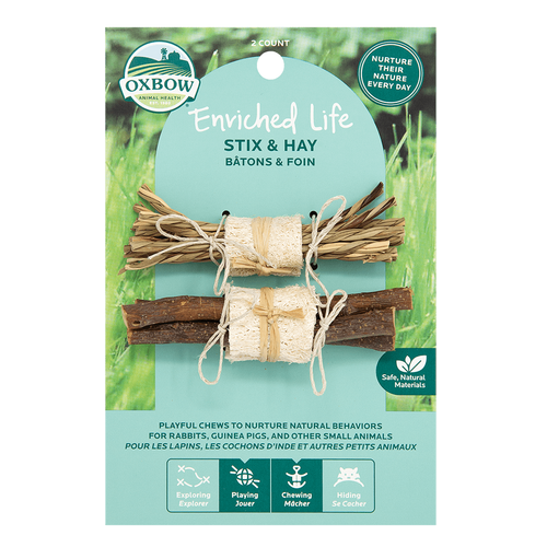 Oxbow® Enriched Life Stix & Hay