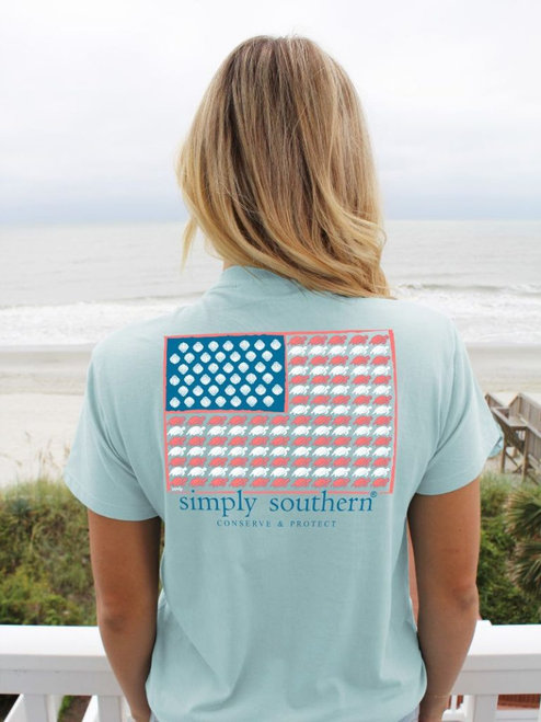 Simply Southern TRACK-SS-FLAG-ICE