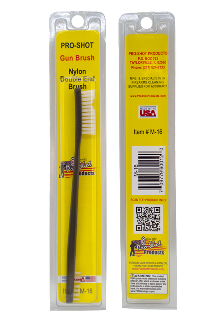 Pro Shot® Double-End Nylon Gun Brush M16