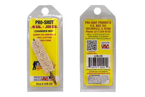 Pro Shot® .35-.338 Cal. (Large Cal. / MM Rifle) Chamber Mop