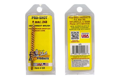 Pro Shot® 6mm/.243 Cal. Rifle Brush (Benchrest Type)
