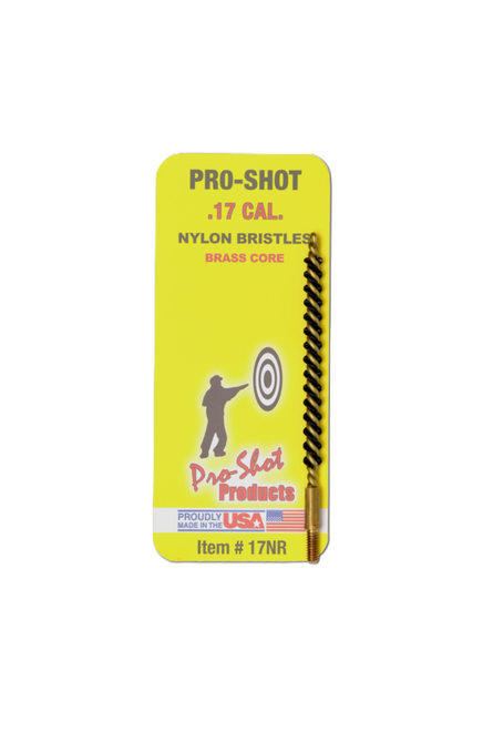 Pro Shot® .17 Cal. Nylon Bristle Rifle Brush