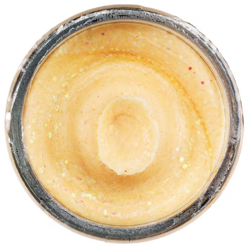 Berkley® PowerBait® Natural Scent Glitter Trout Bait - Yellow with Garlic, 1.75oz BGTGY2