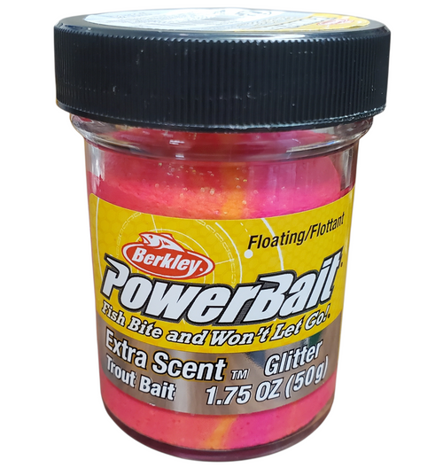 Berkley® PowerBait® Extra Scent Glitter Trout Bait - Sherbet, 1.75oz STBGSB
