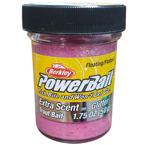 Berkley® PowerBait® Extra Scent Glitter Trout Bait - Pink, 1.75oz
STBGP