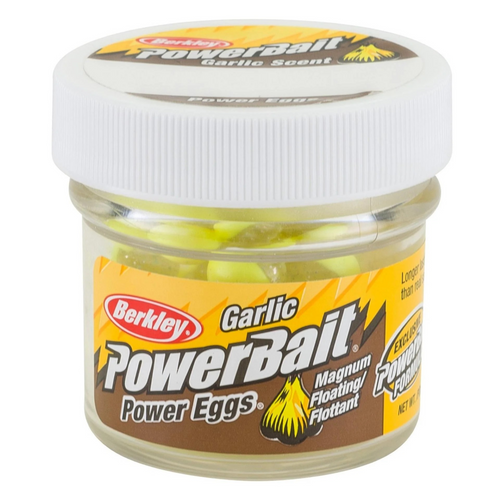 Berkley® PowerBait® Power® Clear Eggs Floating - Clear Silver-Yellow with Garlic, 0.5oz
PEFMG-CSFY