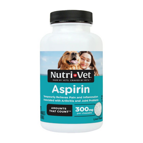 Nutri Vet® Aspirin Chewable Tablets for Large Dogs - 75 ct, 300mg