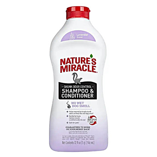 Nature’s Miracle® Skunk Odor Control Shampoo and Conditioner - Lavender, 32 oz