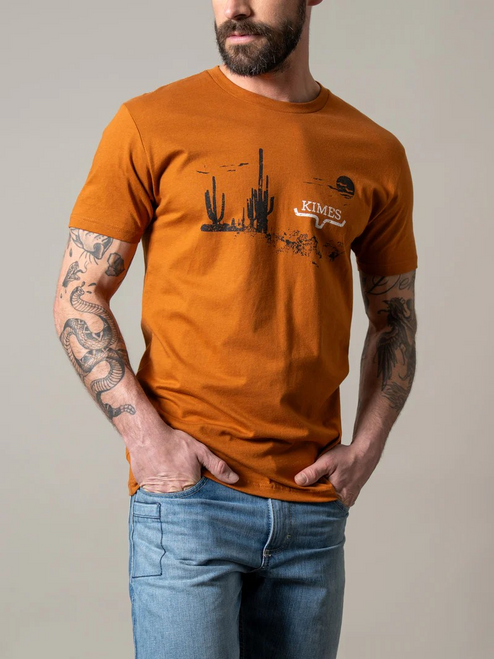 Kimes® NIGHT FALL Men's Tee in Clay