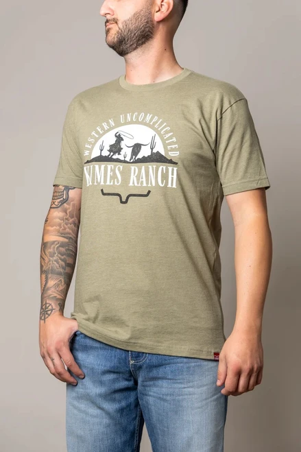 Kimes Ranch® THE CHASE Men's Tee in Light Olive