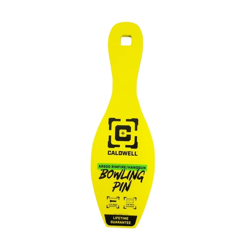 Caldwell® AR500 1/4" Rimfire/Handgun Bowling Pin Steel Plate
# 4002312