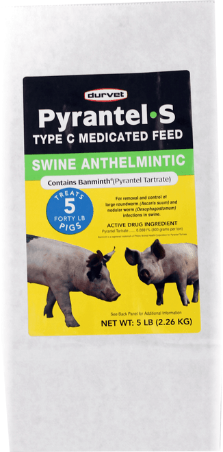Durvet Pyrantel-S Swine Anthelmintic 5lbs *In Store Only* Durvet Pyrantel-S Swine Anthelmintic 5lbs *In Store Only*