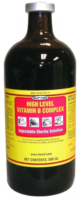 Durvet High Level B Vitamin Complex 100mL *In Store Only*