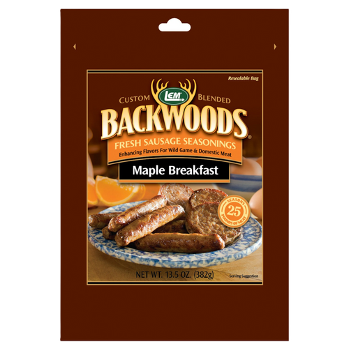 LEM® Backwoods® Maple Breakfast Sausage Seasoning - 25 lb