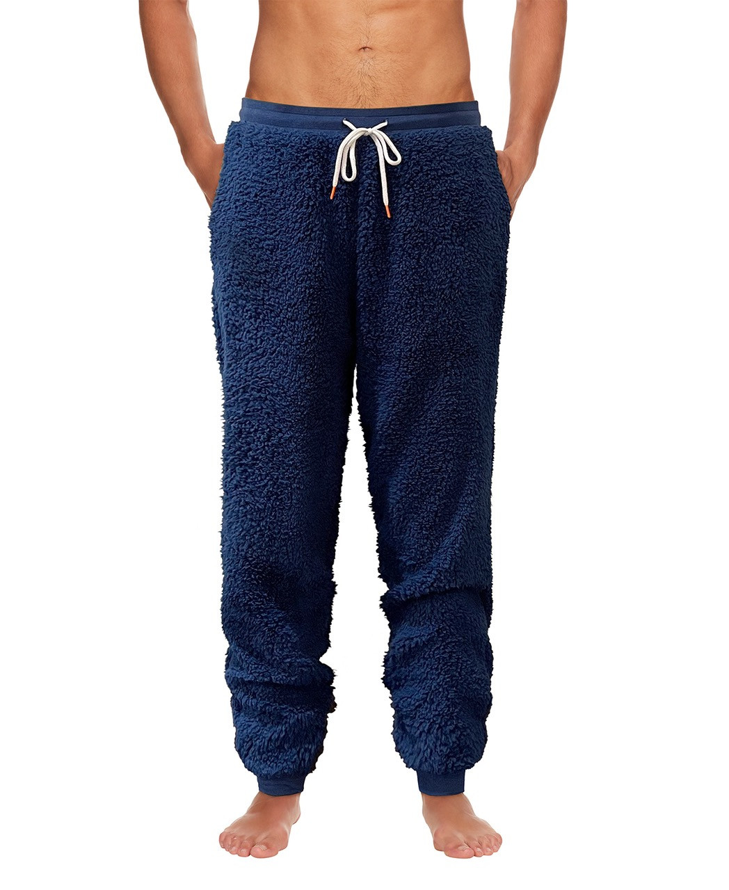 Boxer Navy Blue Sherpa Joggers