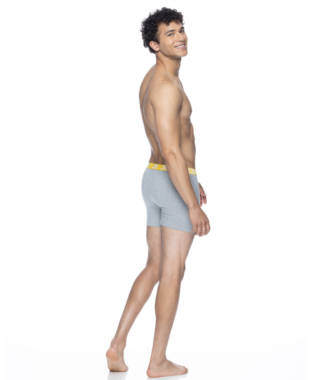 Boxer shorts with a grey waistband · White · Homewear