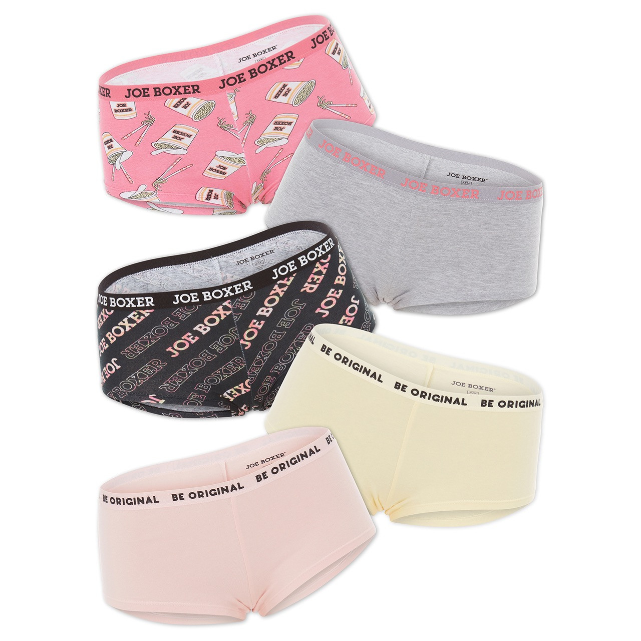 Buy Set of 5 - Assorted Boyleg Briefs