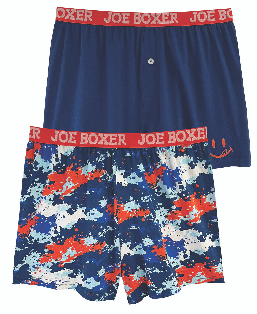 2-Piece Americana 100% Cotton Knit Boxer Set