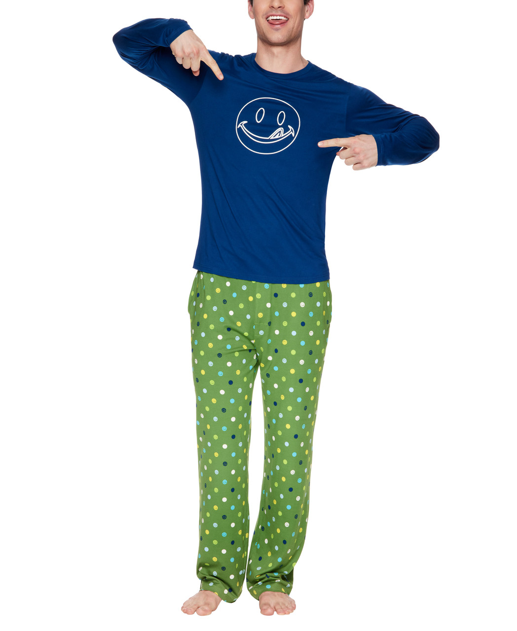 JOE BOXER Men's Moisture-Wicking 3-Pack Sleepwear Set: Pajama