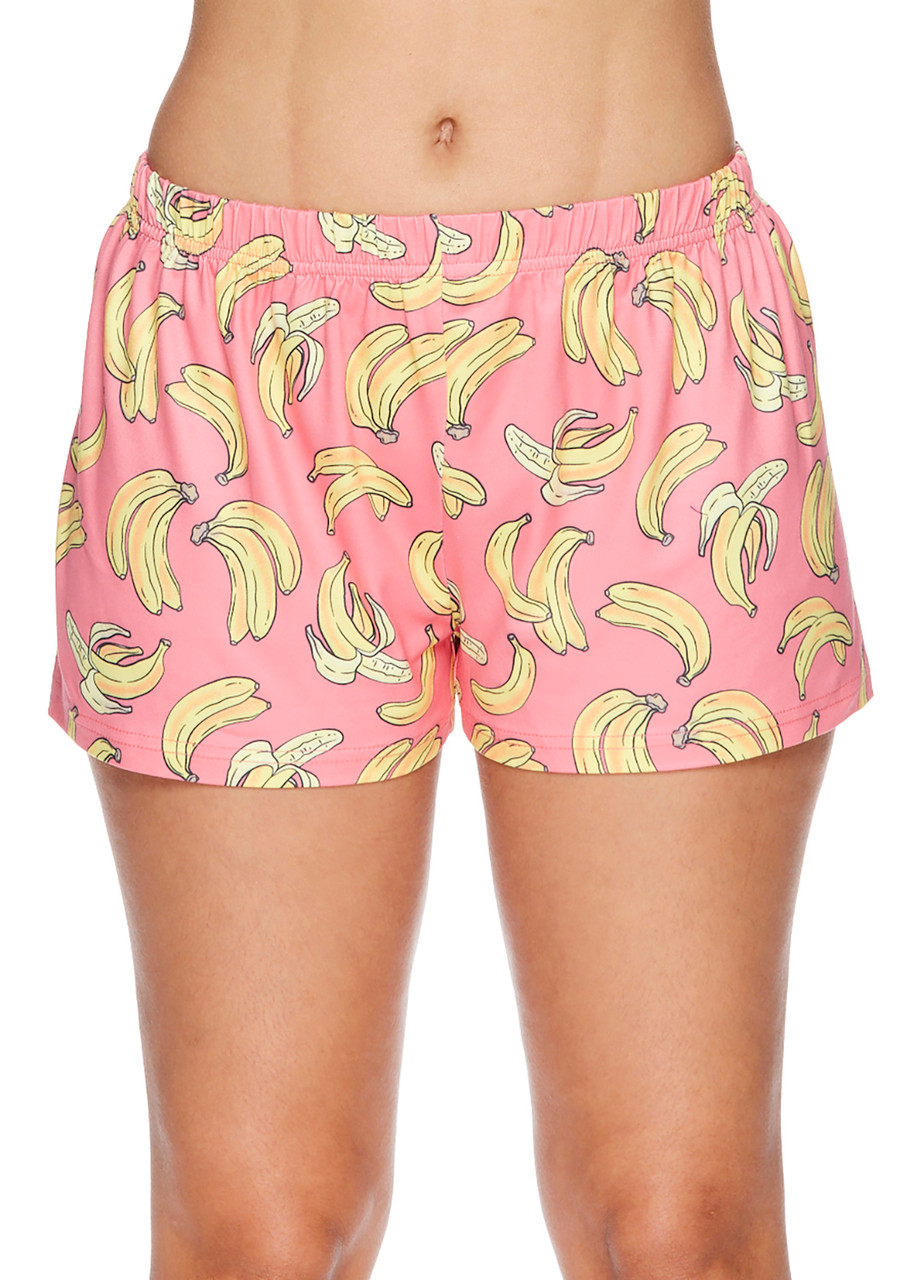 Women's Pyjama Shorts In Kabloom Print Cotton By BRITISH BOXERS