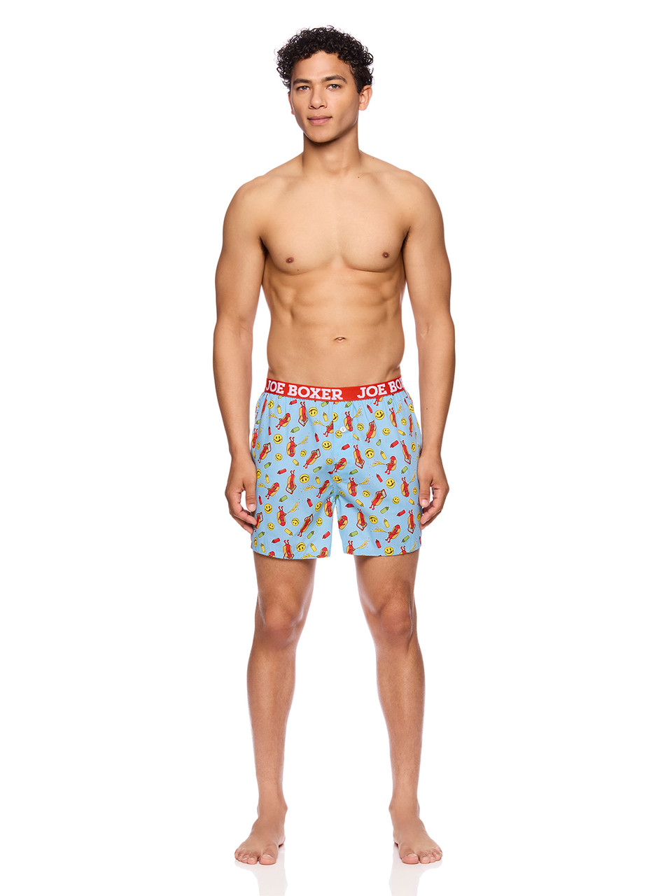 Joe Boxer 3-Pack Licky Hot Dogs Woven Boxers