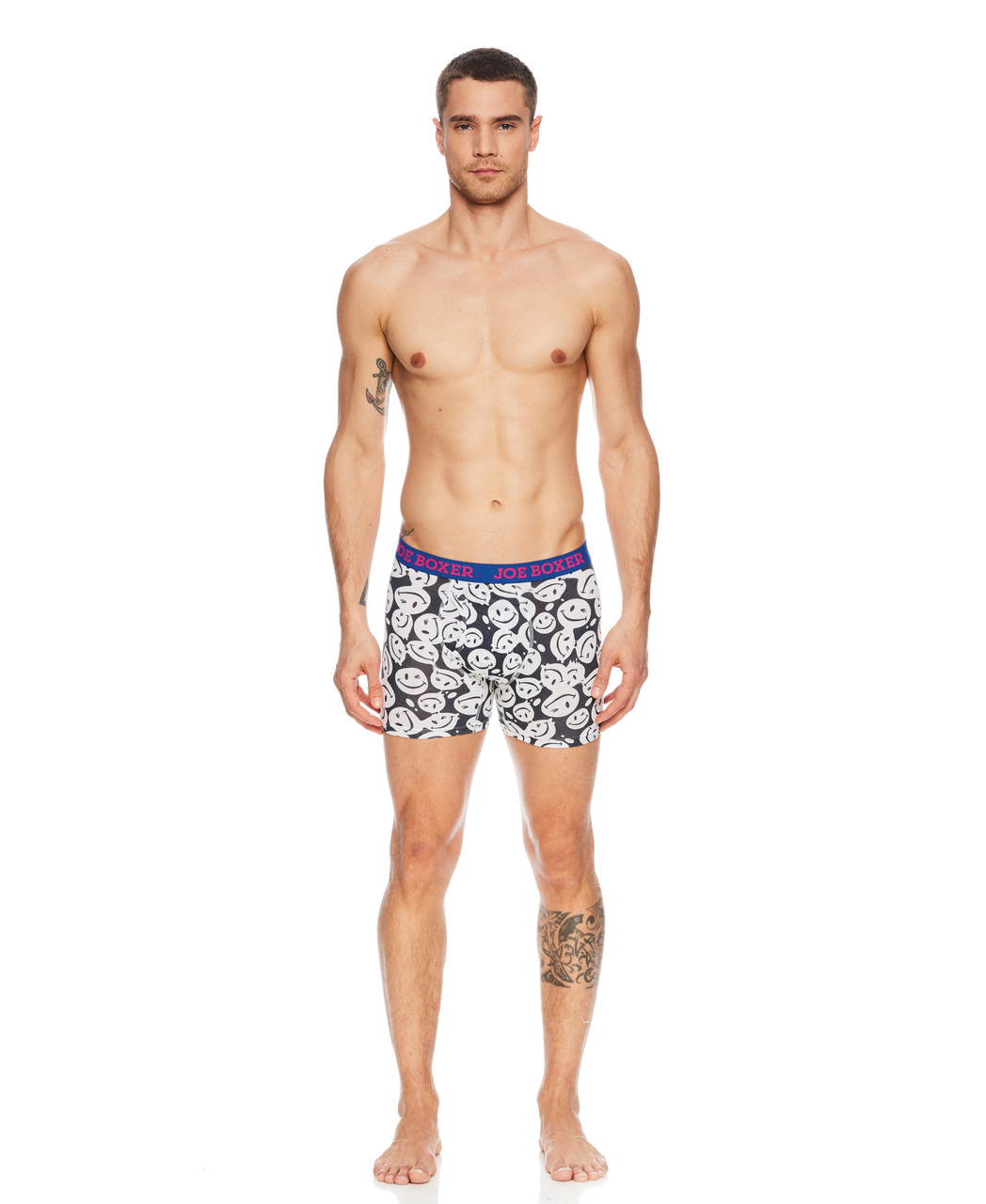 Joe Boxer 4-Pack Monochrome Licky Cotton Stretch Boxer