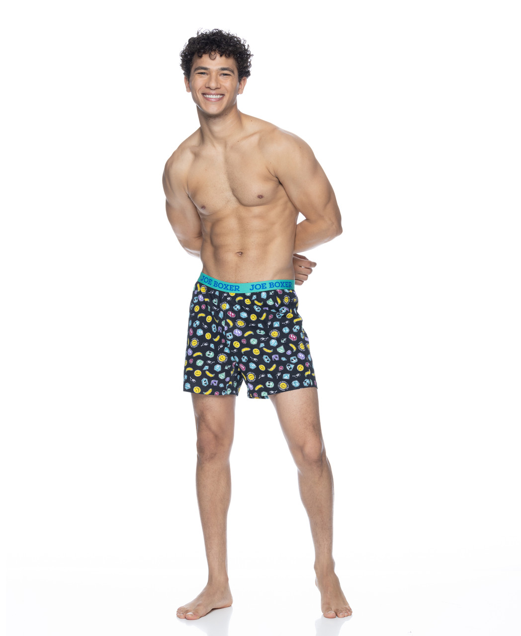 Joe Boxer 2 Pack Family Jewels Tag Free Cotton Knit Boxers