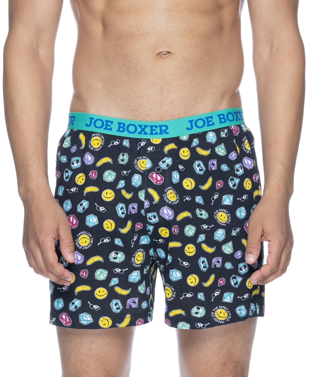 2 Pack Bananas Tag Free Cotton Knit Boxers