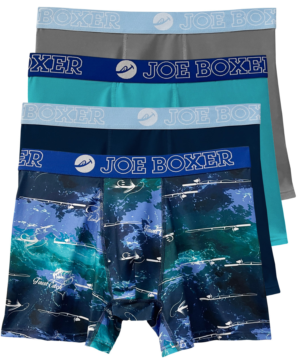 Joe Boxer Men's Marble Performance Briefs, Set of 4