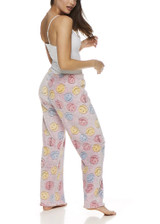 Winky Jacquard Plush Pajama Pants