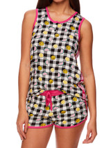 Checkered Tank Top & Short Set